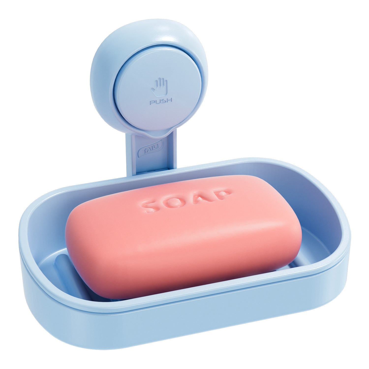 TAILI NICE Series Suction Soap Dish Holder – No-Drill Bathroom Organizer
