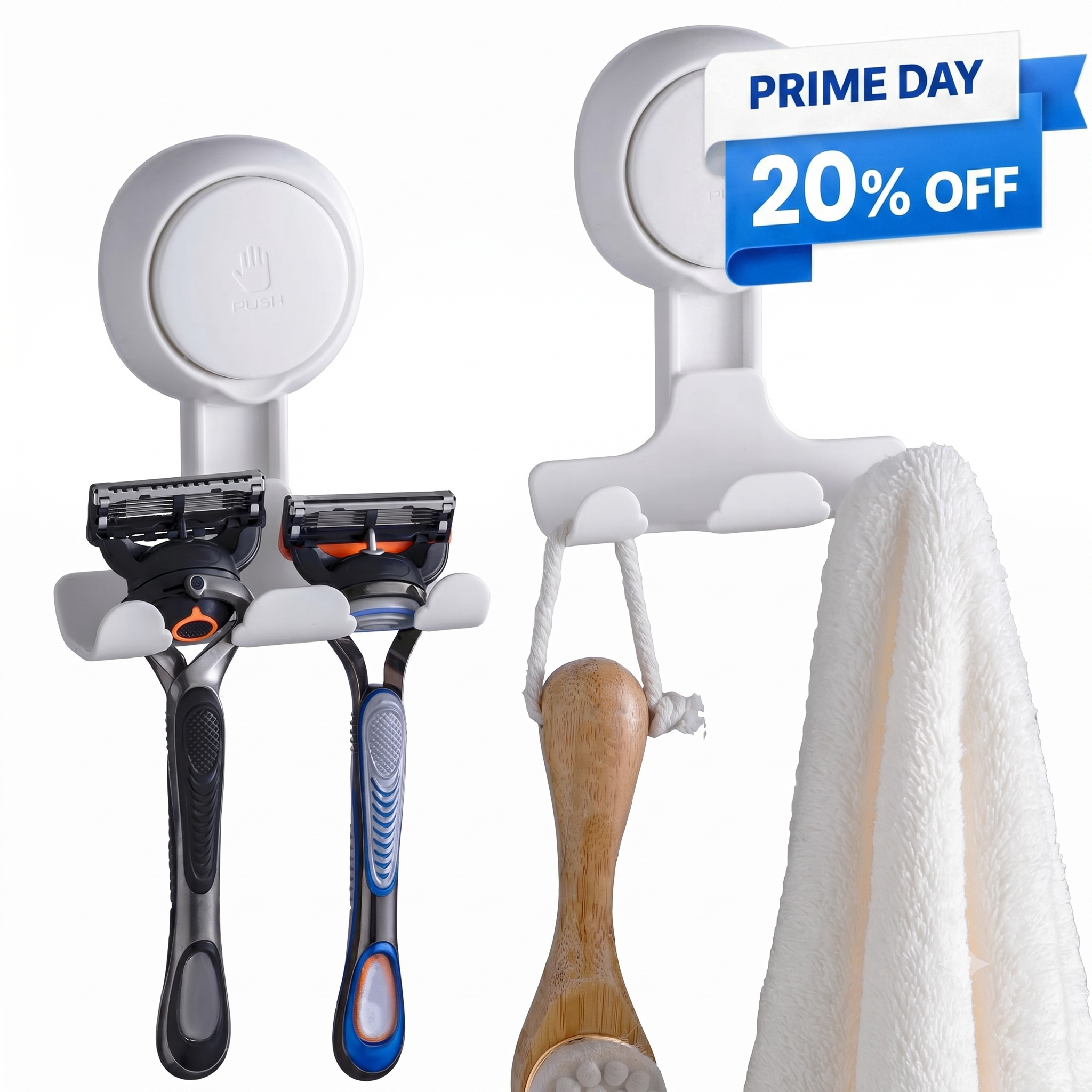 TAILI NICE Series Suction Holder for Razor & Bath Accessories