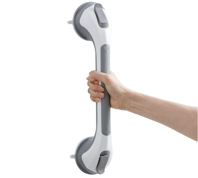 TAILI Nice Series 16.8 Inch Suction Shower Grab Bar – No-Drill Bathroom Safety Handle