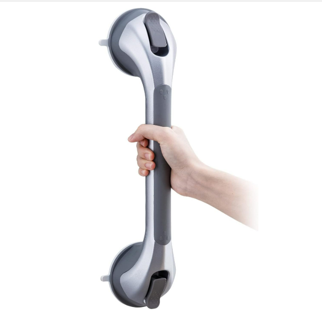 TAILI Nice Series 16.8 Inch Suction Shower Grab Bar – No-Drill Bathroom Safety Handl