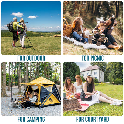 TAILI Inflatable Blow Up Tent for Camping with Hand Pump for 2/4/6/8 Person, Easy Setup Outdoor Inflatable Oxford Waterproof Air Tent House for Family Camping Adult