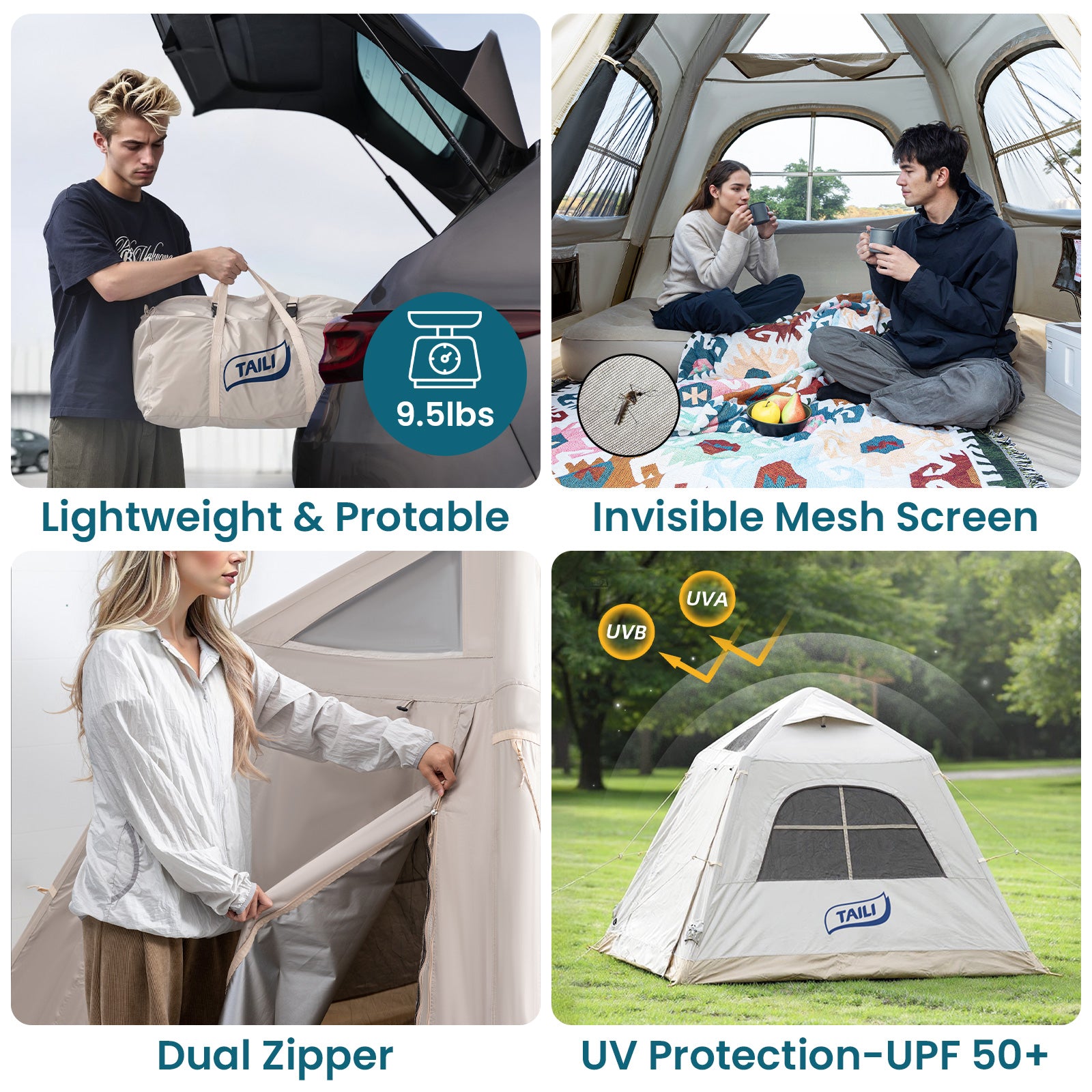 TAILI Oxford Inflatable Blow Up Tent