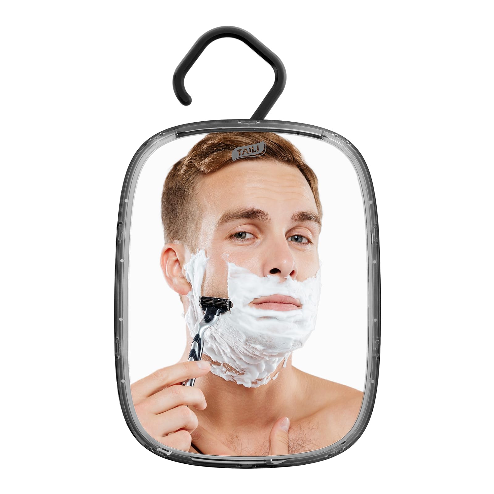 TAILI Fogless Shower Mirror – Portable & Removable Shaving Mirror