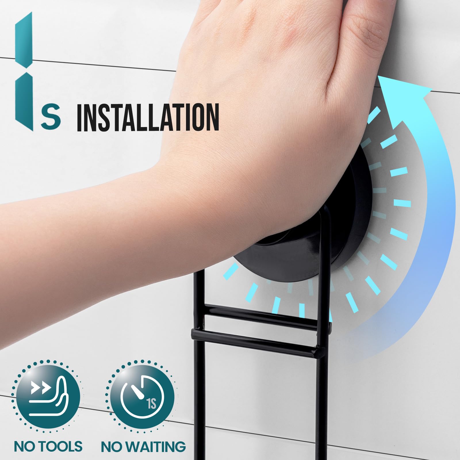 TAILI TRACE Series Suction Soap Dish – Double-Layer Stainless Steel Design