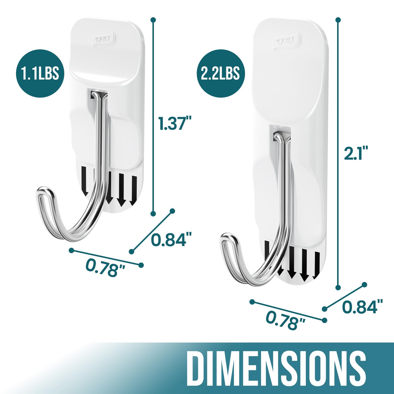 TAILI Easy-Wire Damage‑Free Hanging Hooks