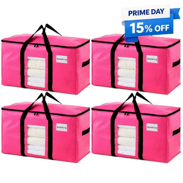 TAILI Pink Extra Large  Moving Bags with Window