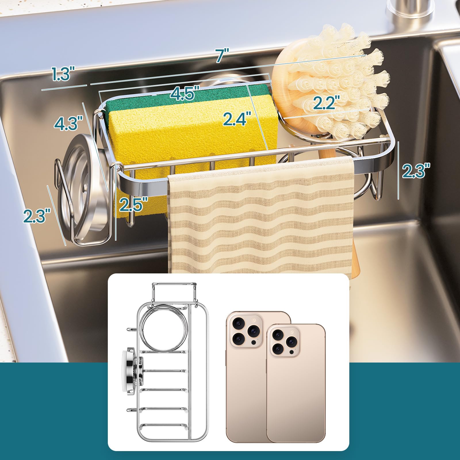 TAILI Suction Sink Caddy