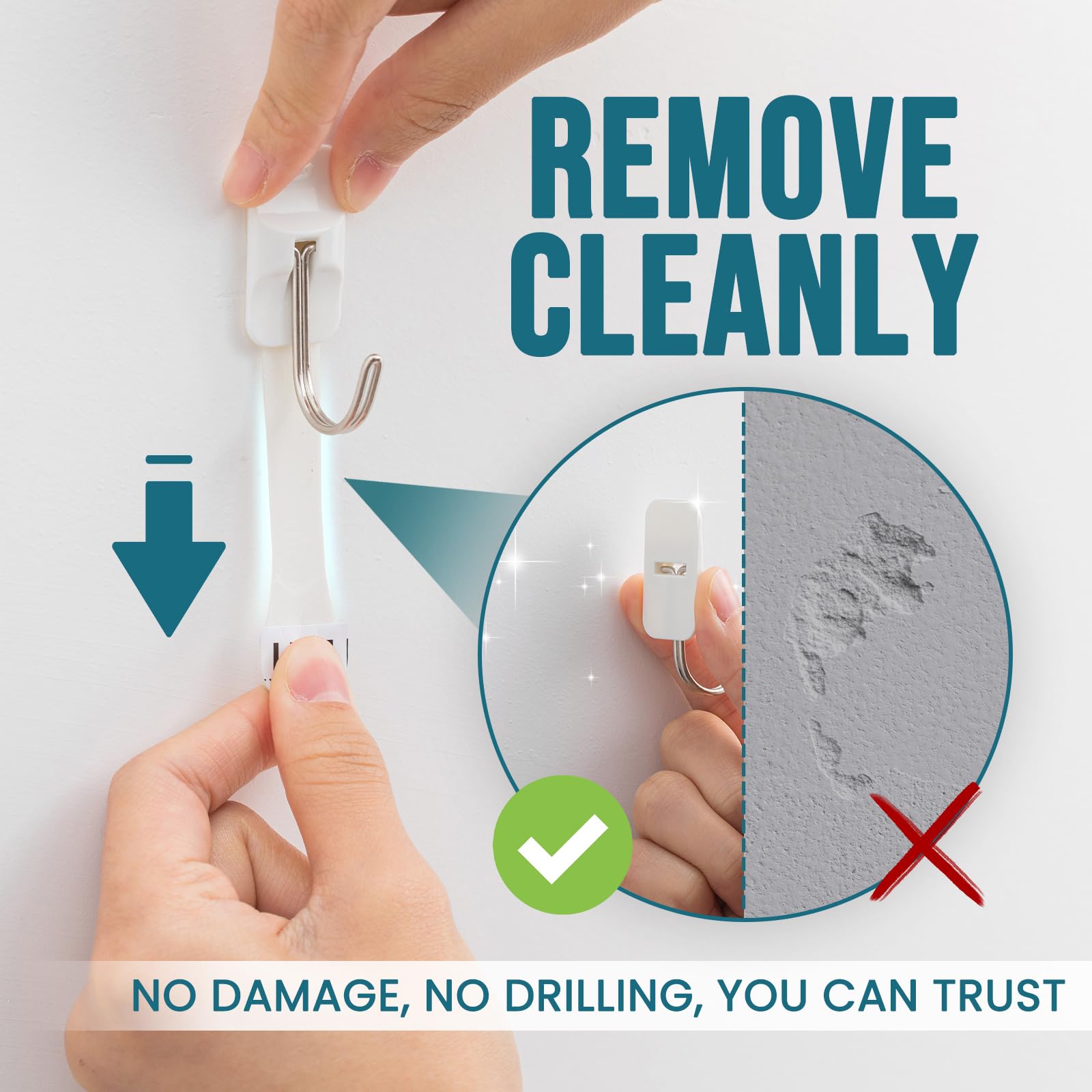 TAILI Easy-Wire Damage‑Free Hanging Hooks