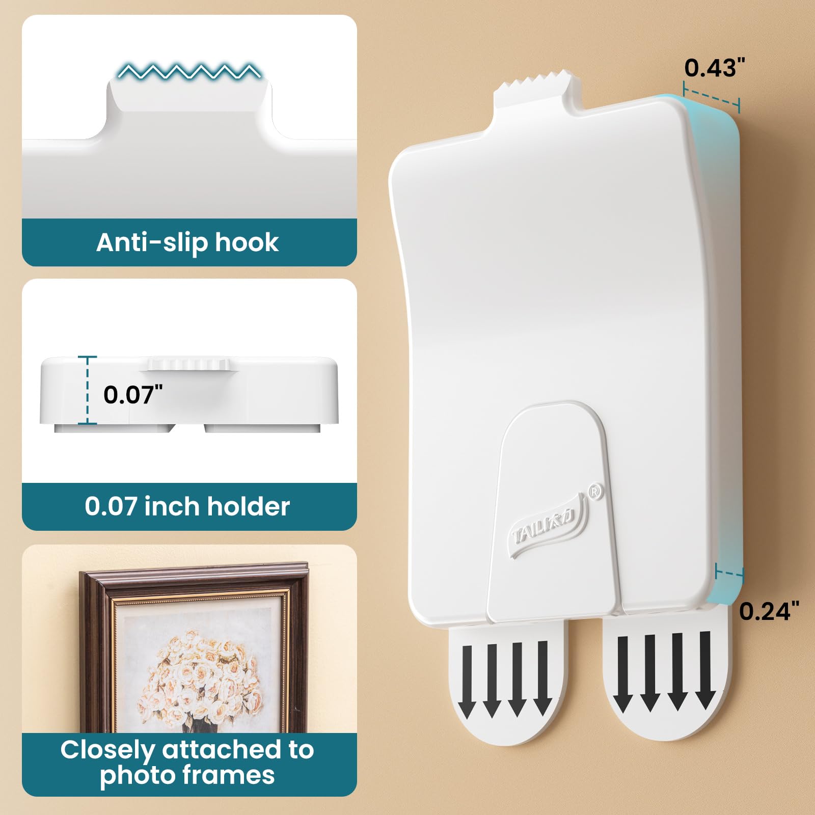 TAILI Easy-Magic Picture Hanging Hooks