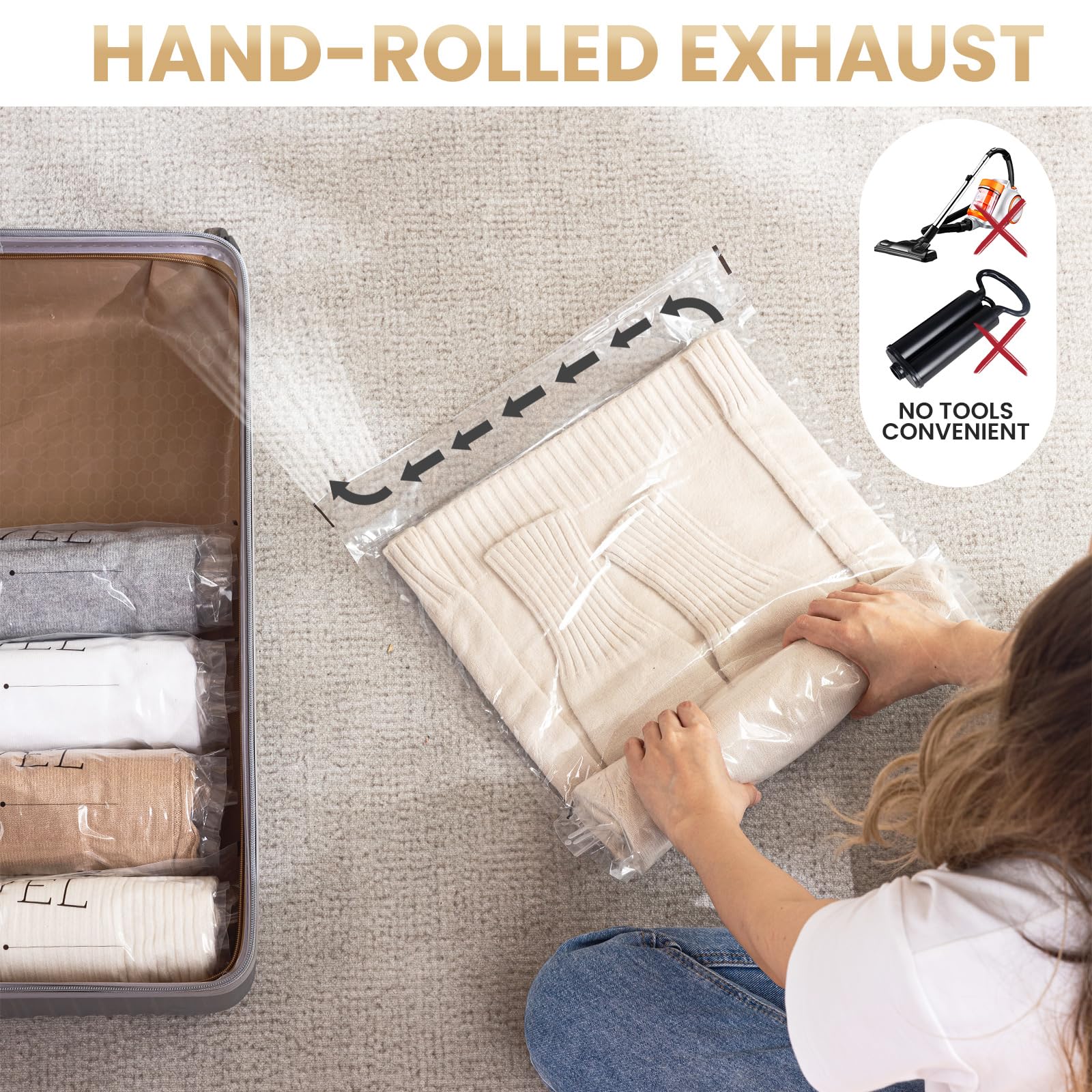 TAILI Clean Travel Compression Bags