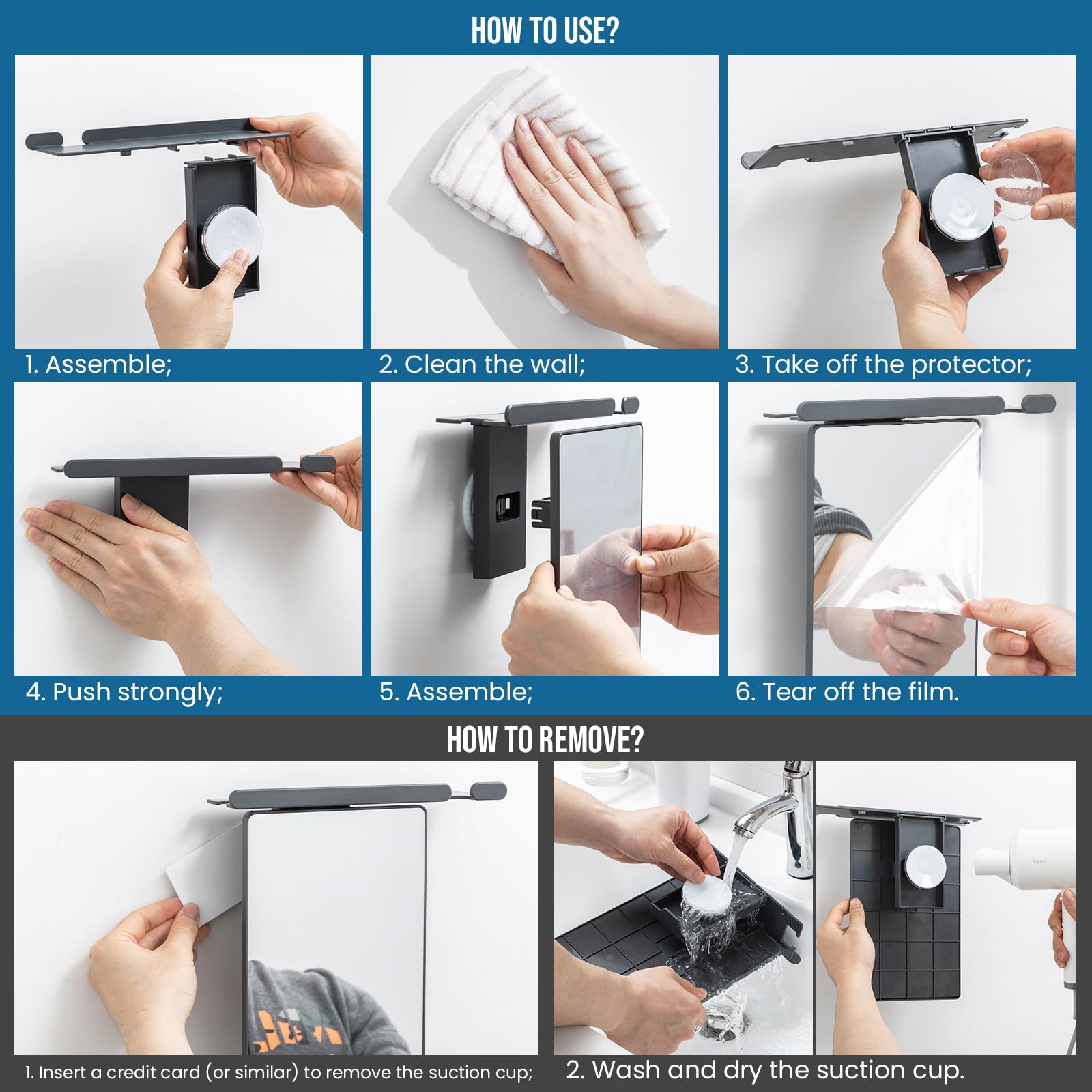 TAILI Nice Series  Fogless Shower Mirror