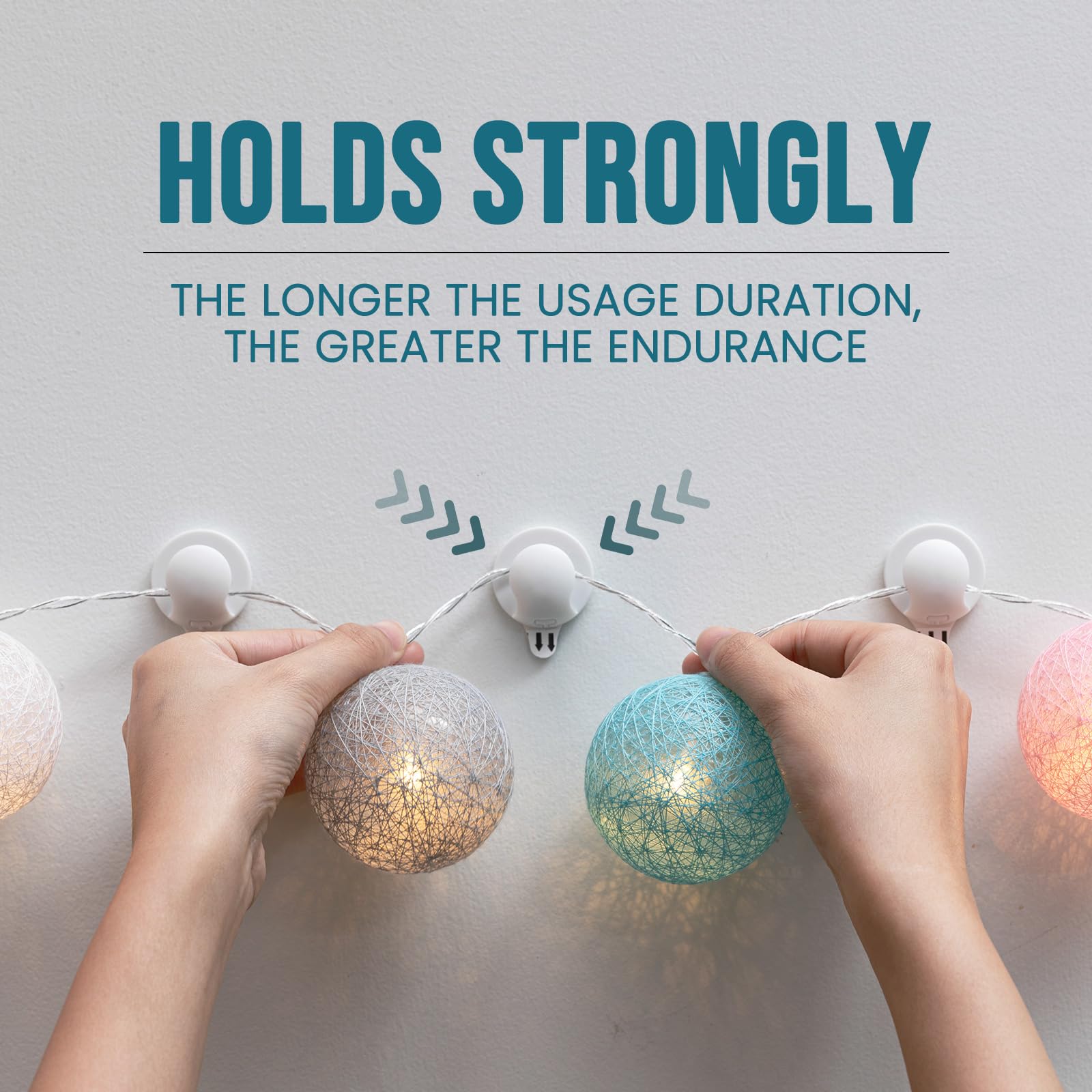 TAILI Christmas Light Clips 20 Pcs Indoor String Light Hooks