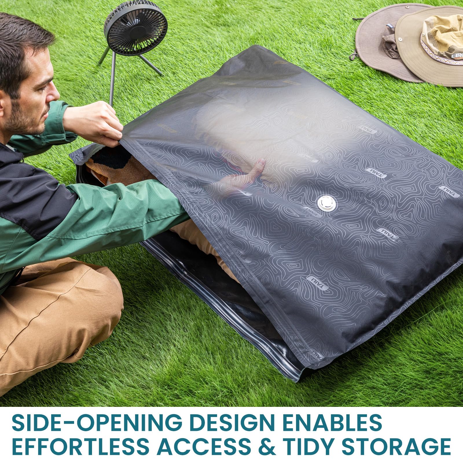 TAILI Black Outdoor Vacuum Storage Bags