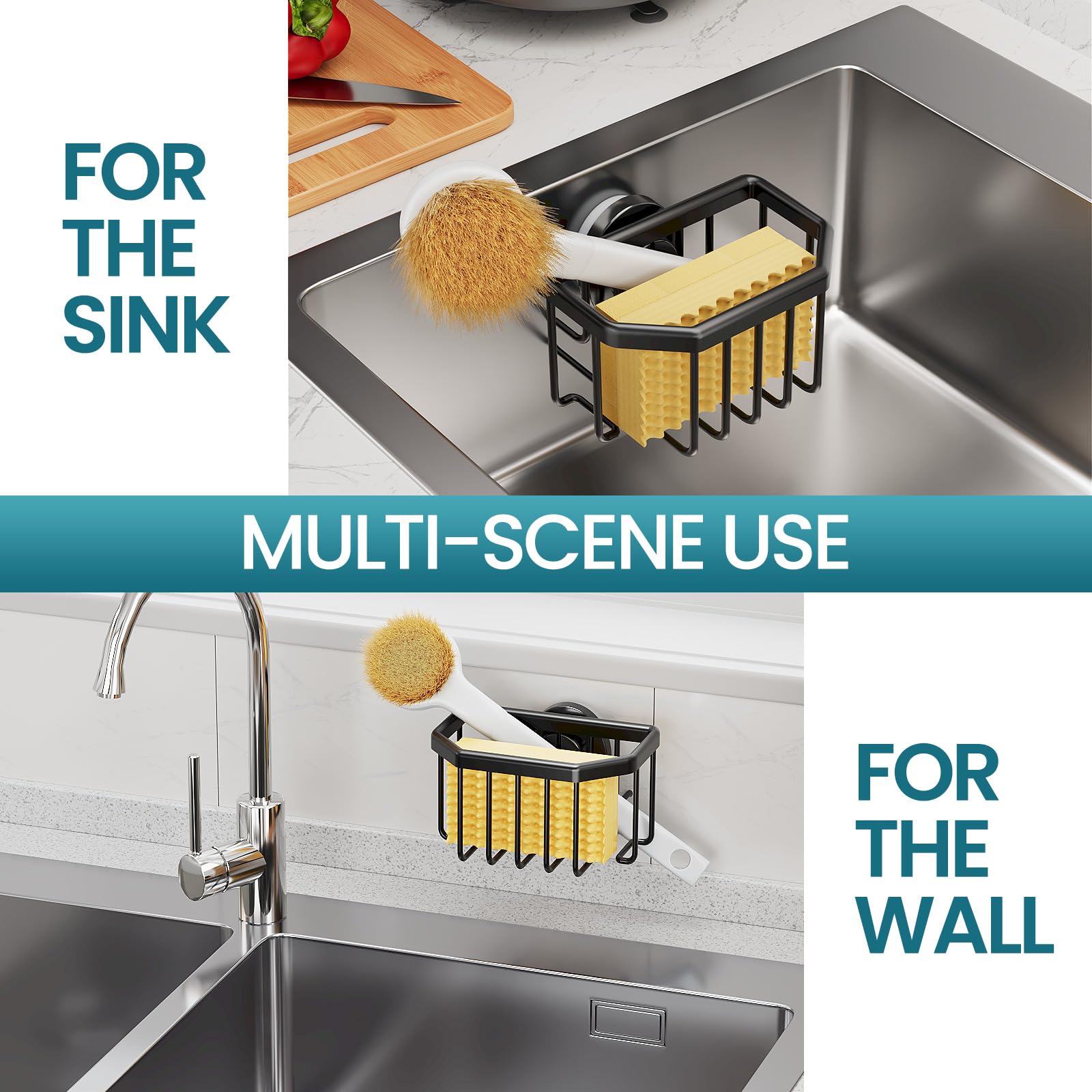 TAILI Suction Sink Sponge Holder