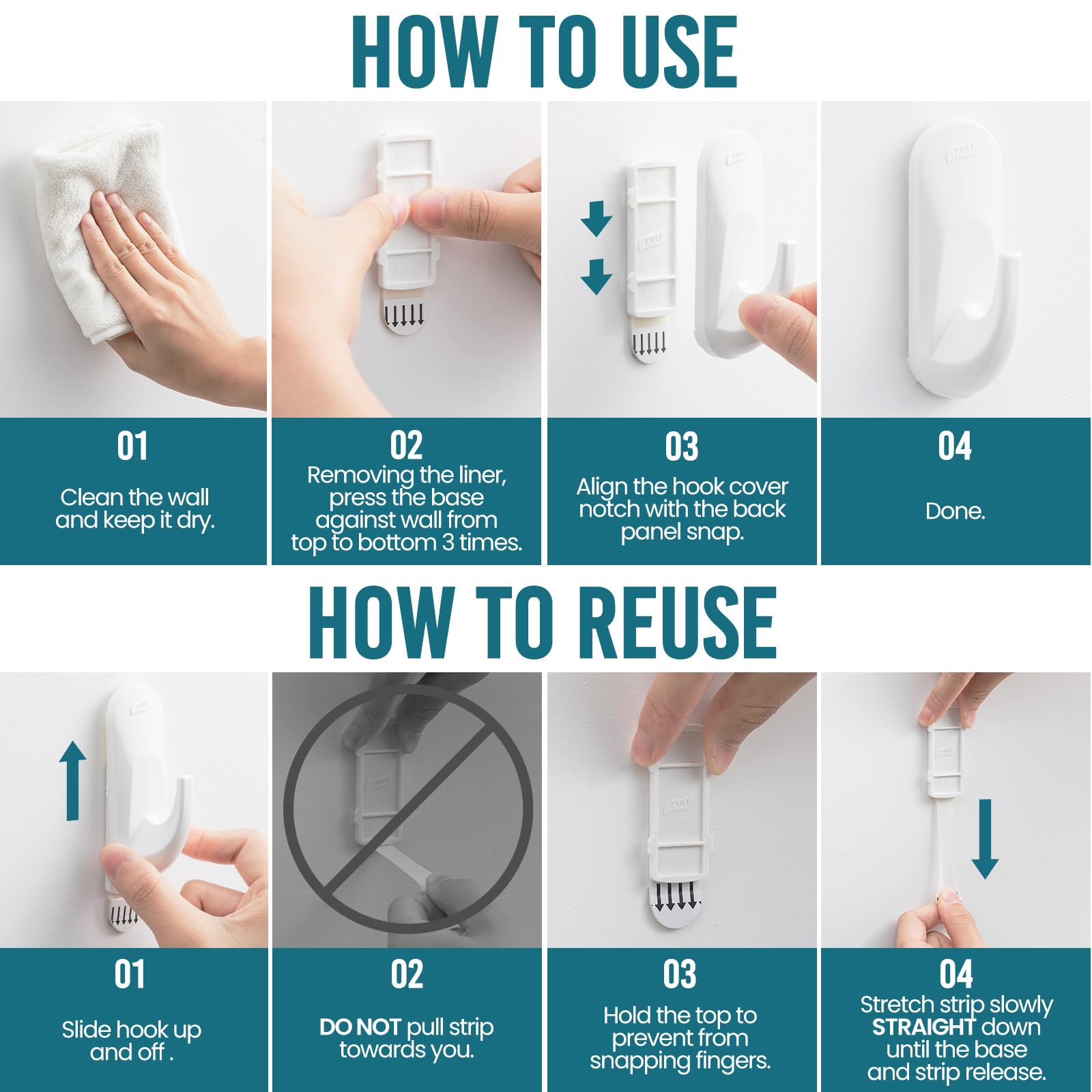 TAILI Easy-Cloud  Heavy Duty Hanging Hooks