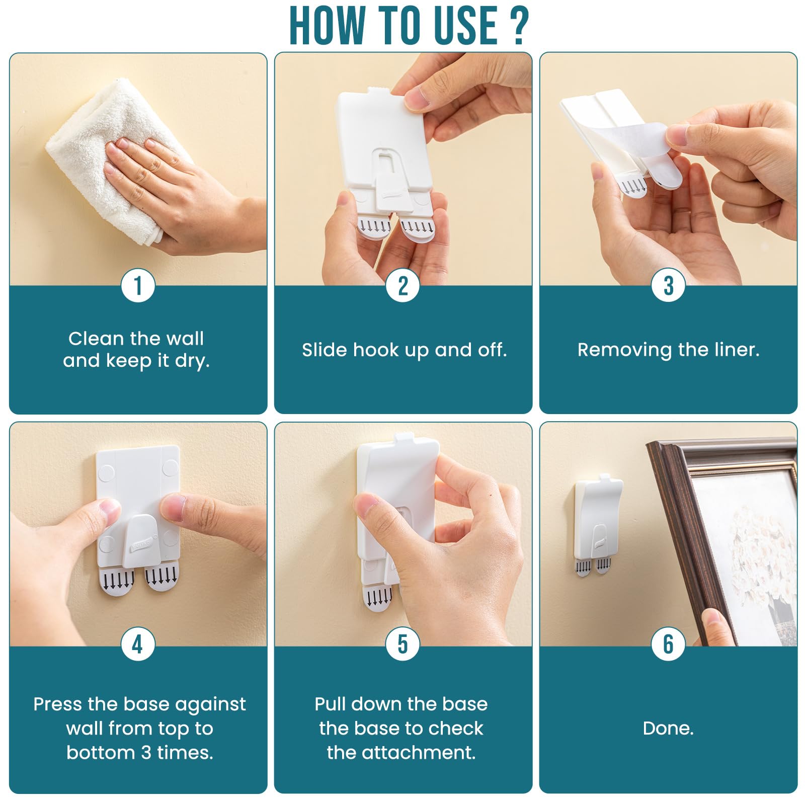 TAILI Easy-Magic Picture Hanging Hooks