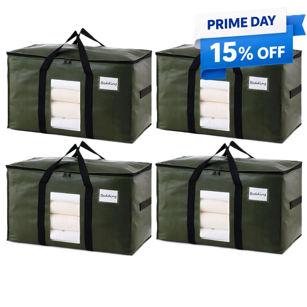TAILI Green Extra Large Moving Bags with Window