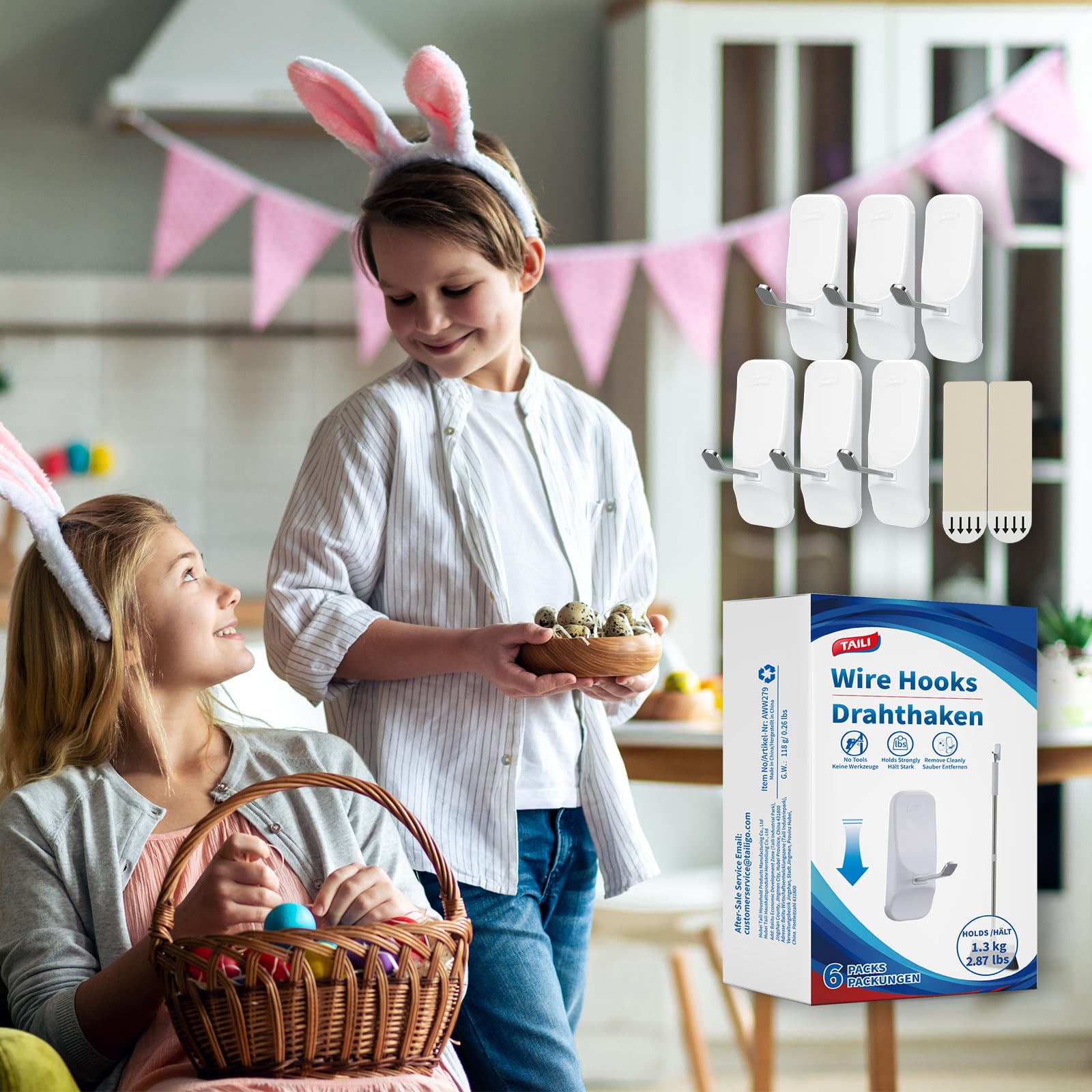 TAILI Easy-Wire Hanging Hooks