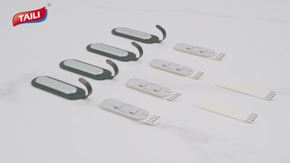 TAILI Hanging Hooks with Adhesive Strips Installation Video